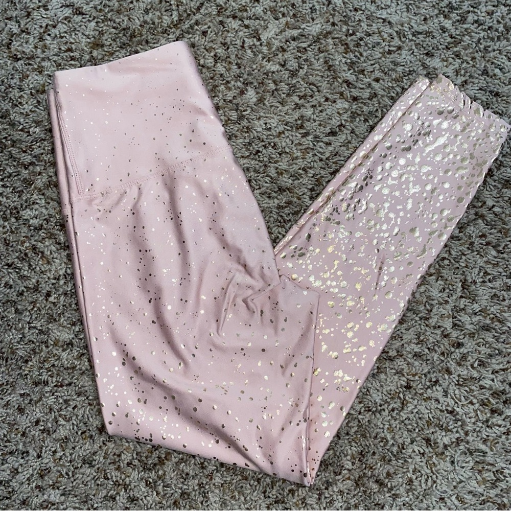 Kyodan Metallic Gold Pink Leggings